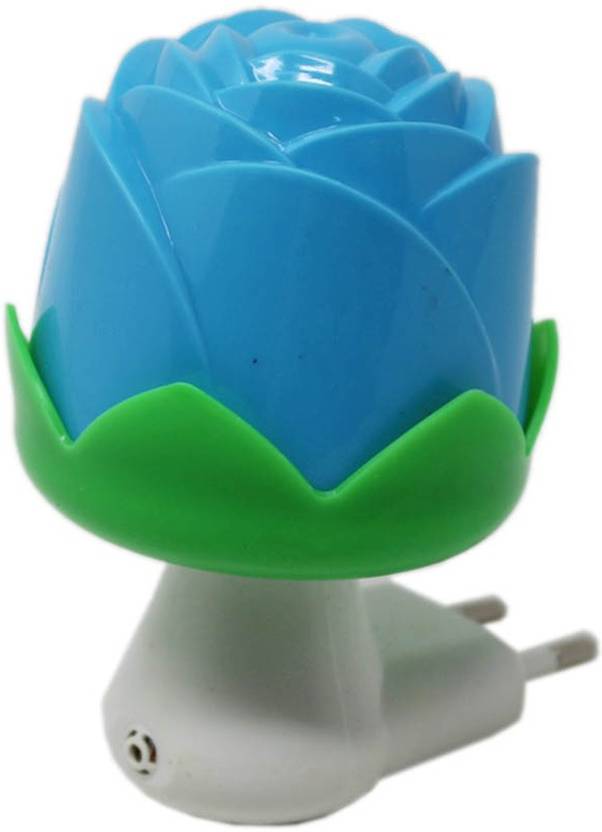 Tootpado Led Night Lamp With Sensor Rose Blue 7ele28 Kids Room Tootpado Led Night Lamp With Sensor Rose Blue 7ele28 Kids Room Home Decor Energy Saving Light 15 Cm