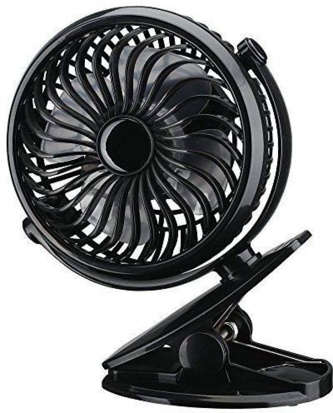 Baby Stroller Fan Battery Powered USB Mini Fan Office Room Car Fan Clip on Bed Bike Desk Fan #3