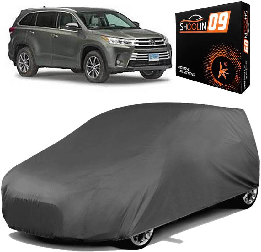 Shoolin09 Car Cover For Toyota Highlander Without Mirror Pockets