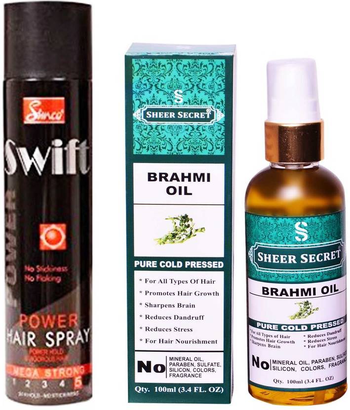 Simco Swift Hair Spray 250 Ml With Sheer Secret Pure Cold Pressed