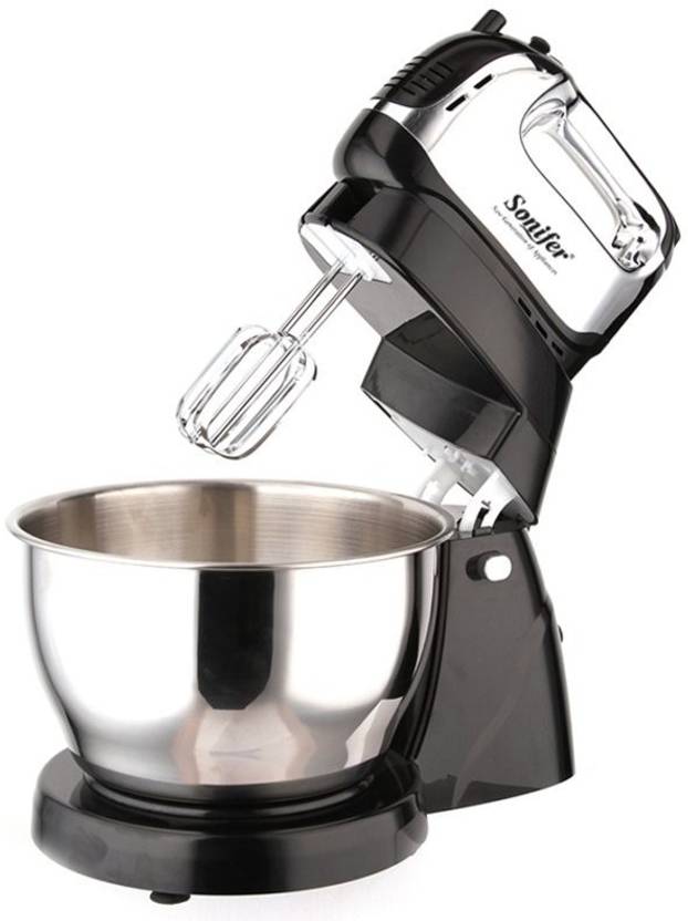SONIFER SF7008 400 Watts, 4Ltr, 5 Speed Stand Hand Mixer Blender with