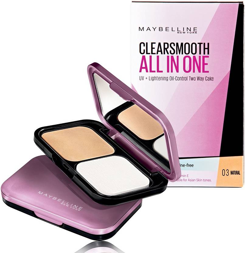 Maybelline Clearsmooth All In One Compact 03 Natural With Spf32pa
