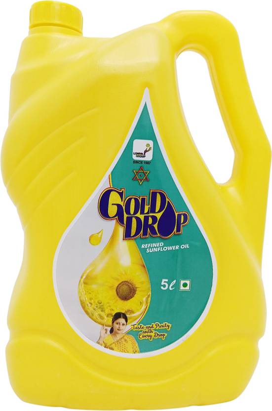 Gold Drop Refined Sunflower Oil Can Price in India - Buy Gold Drop