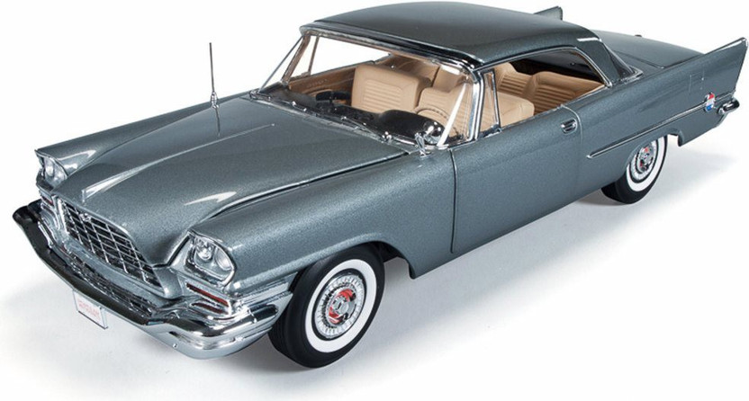 1957 CHRYSLER 300C HARDTOP Authentics 1//18 Auto World GUNMETAL GREY Autoworld