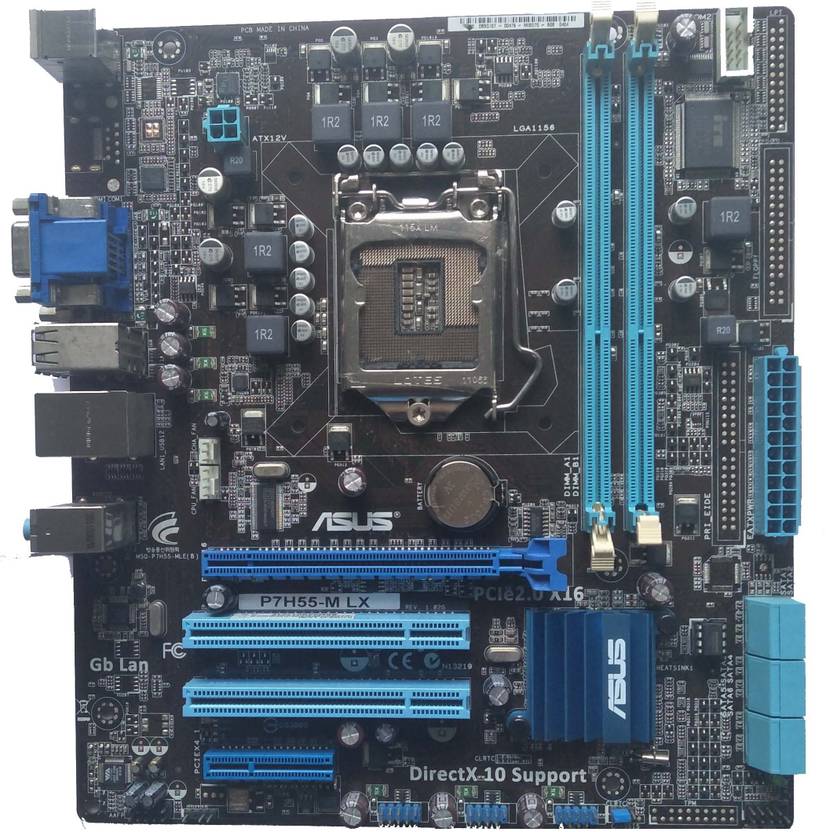 ASUS P7H55-M LX Supported Socket 1156 (OEM) Desktop Motherboard - ASUS ...