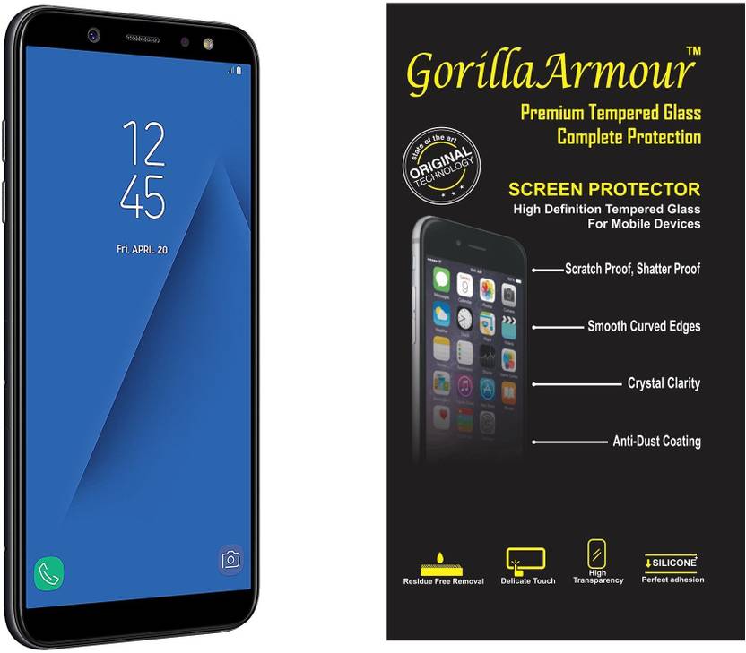 Gorilla Armour Tempered Glass Guard For Samsung Galaxy A6