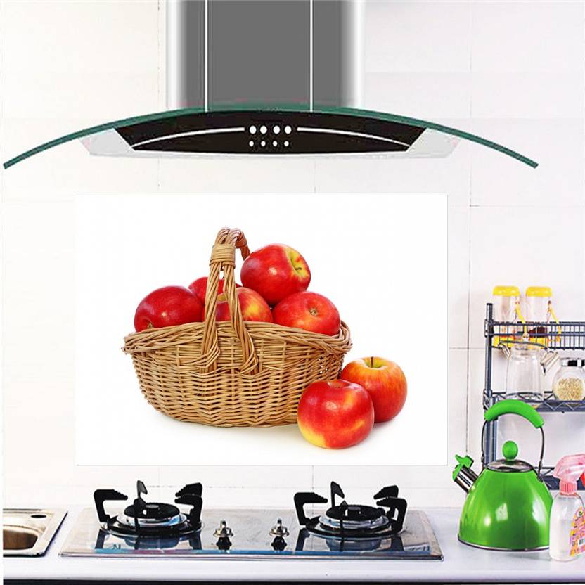 Total Home Medium Amazing Apple Fruits Kitchen Wall Decor Sticker