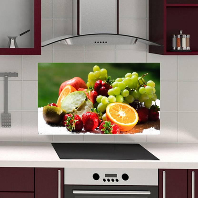 Total Home Medium The Fruits Kitchen Wall Decor Sticker Waterproof