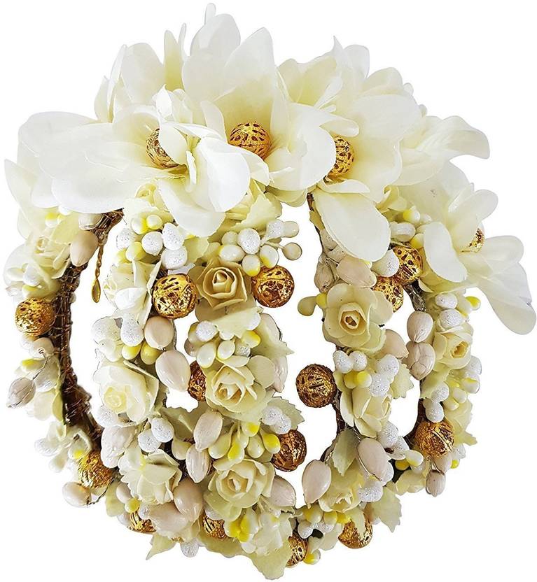 Raaya South Indian Flowers Bridal Hair Accessories Gajra For Easy
