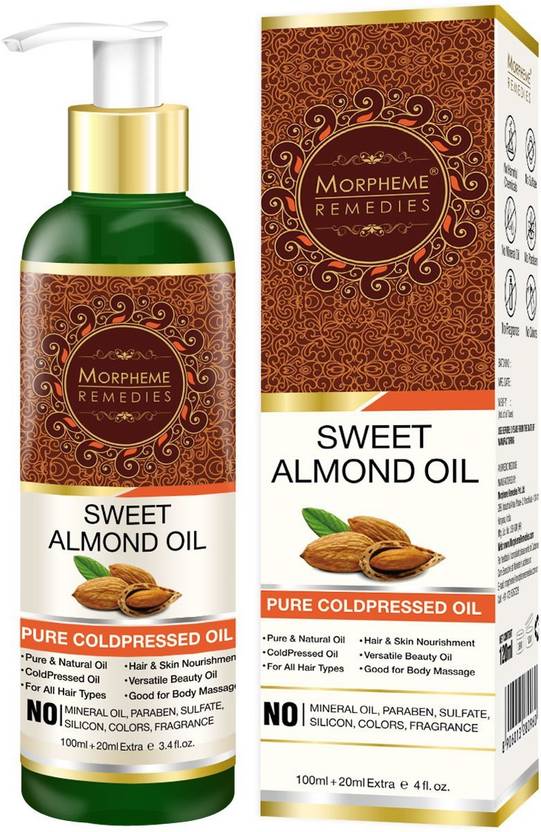 Morpheme Remedies Pure Coldpressed Sweet Almond Oil Hair Oil
