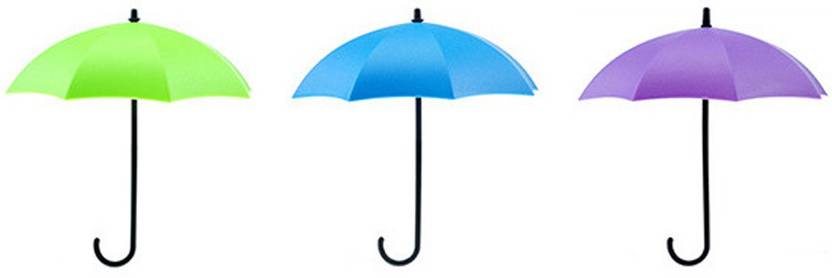 Lemish 6 Pcs Colorful Decorative Umbrella Drop Style Clothes Key Hat Robe Hall Wall Hook 6 Pronged Hook Price In India Buy Lemish 6 Pcs Colorful Decorative Umbrella Drop Style