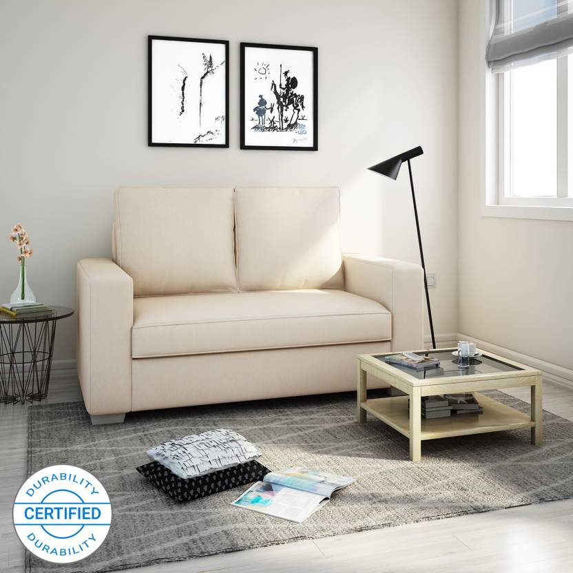 Flipkart Perfect Homes Trieste Fabric 2 Seater Sofa Price in India