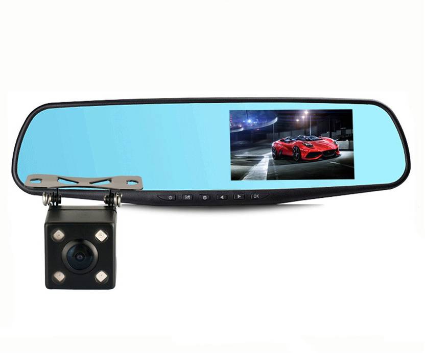 Callmate Mirror Dashcam 2 Camera Lens Video Car Dvr Full Hd 1080 P