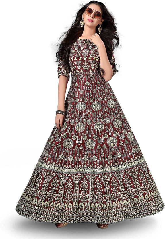 flipkart long frock churidar