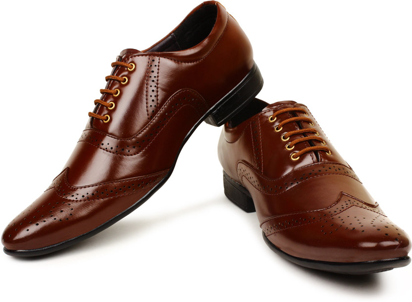 Brown party wear shoes clearance