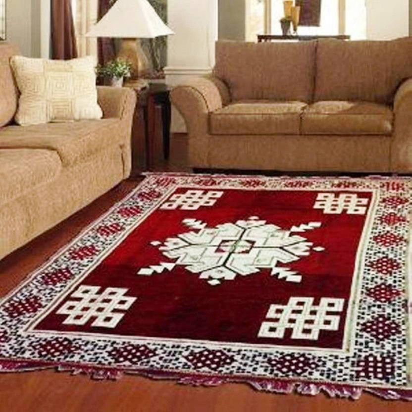 FRC Decor 4 ft  X 6 ft Cotton Carpet(Rectangle, Multicolor)