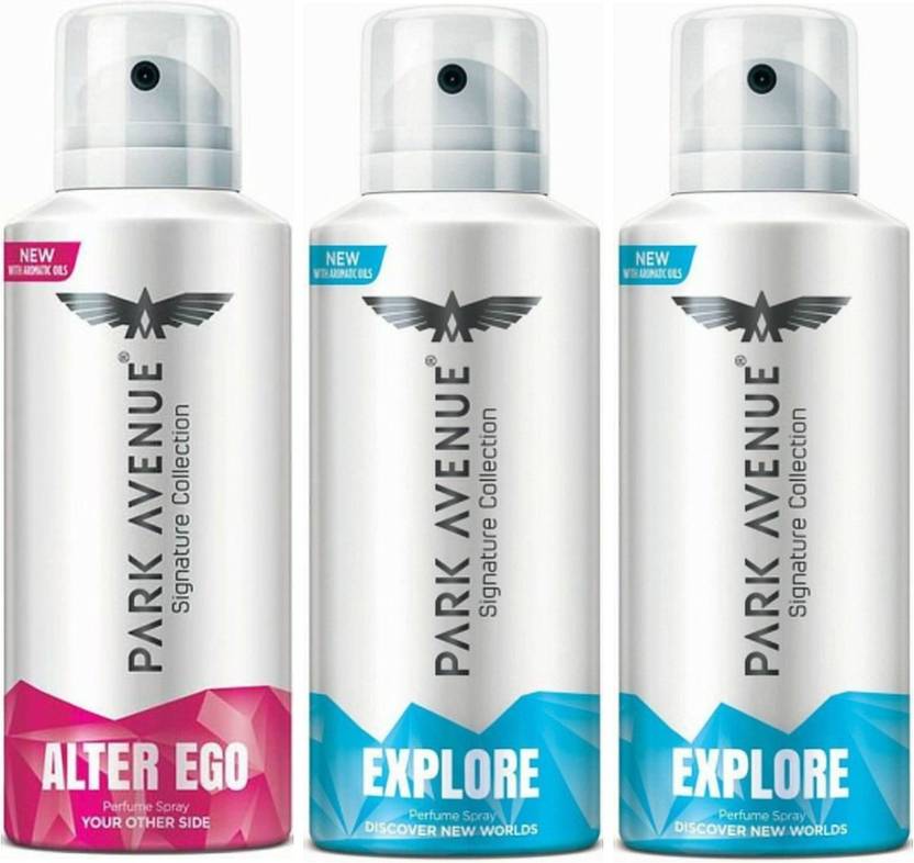 PARK AVENUE 1 Alter Ego & 2 Explore Deodorant Spray For Men Price