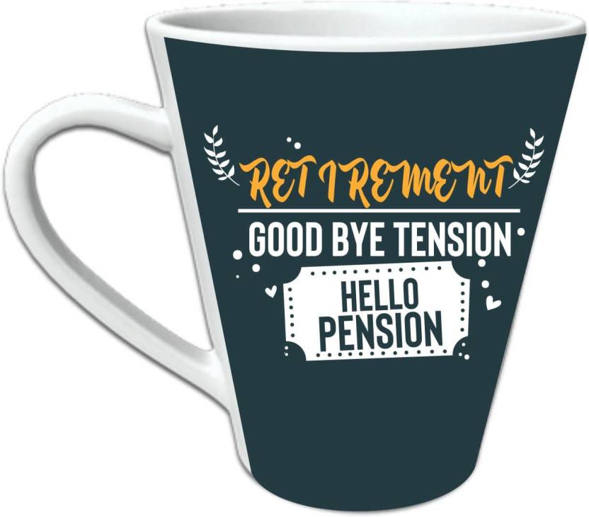 Giftsmate Retirement Gifts Mother Father Good Bye Tension O Pension For Mom Dad 354 Ml