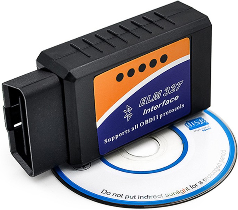 Elegadget ELM327 Bluetooth OBD 2 Auto Scanner Diagnostic Tool OBD Interface