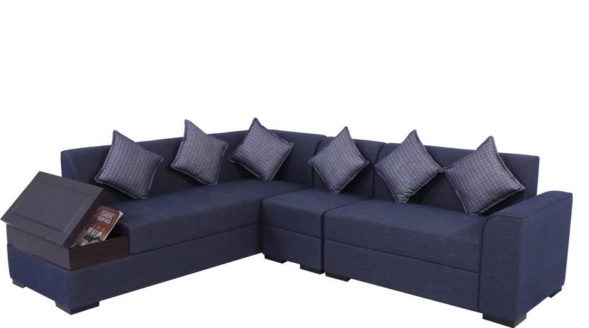 Muebles Casa Alvin Fabric 6 Seater Sofa