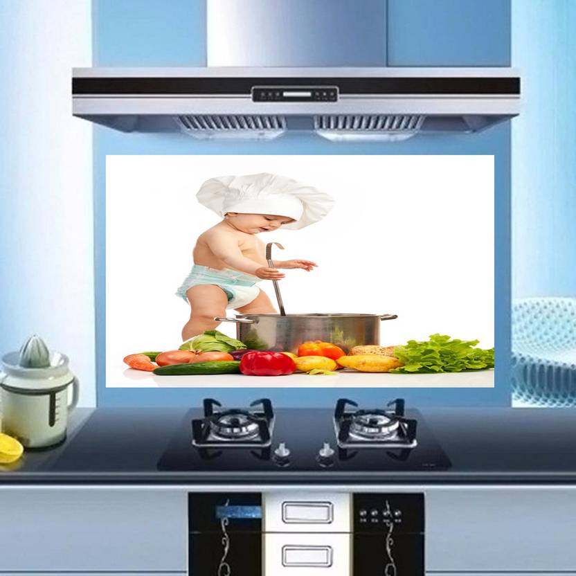 Total Home Medium Fresh Vegetables Healthy Kitchen Wall Total Home Medium Fresh Vegetables Healthy Kitchen Wall Decor Sticker Waterproof Anti Oil Stain Tile Decal Pack Of 1