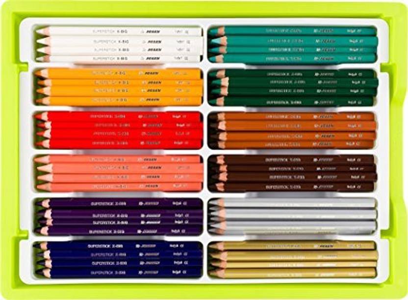 Generic Jolly X Big Premium Jumbo Colored Pencils With Stackable Generic Jolly X Big Premium Jumbo Colored Pencils With Stackable Storage Box 180 Pcs 15 Each Of 12 Secondary Colors Perfect For Grou