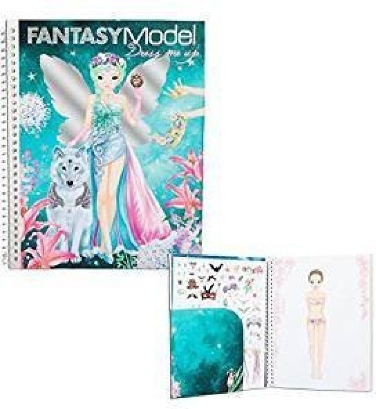 Top Model Fantasy Model Dress Me Up Sticker Book By Depesche Toys Games Creative Toys Activities Toys Games