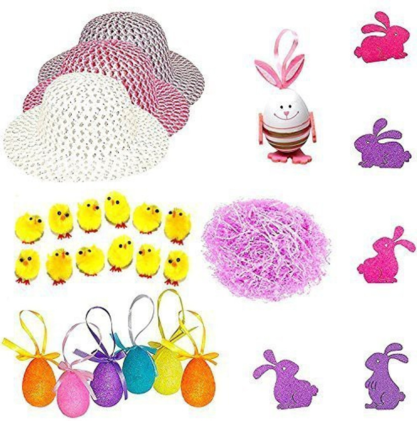 Boys Easter Bunny Chick Eggs Complete Bonnet Arts /& Craft Kit for Parade 2