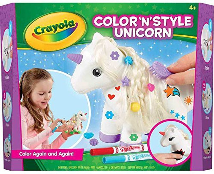 Toys Games Kids Unicorn Craft Set Kit Colour Craft Washable