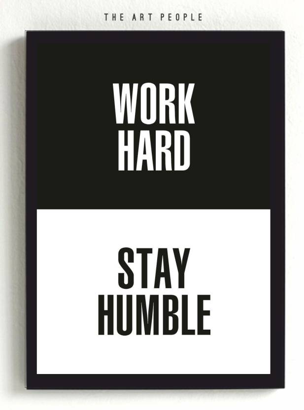 WORK HARD Poster Paper Print - Quotes & Motivation posters in India ...