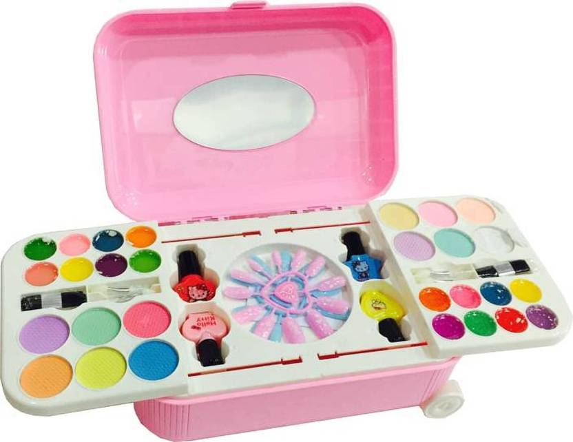 Prince Toys Girl S All In One Cosmetic And Real Makeup Palette With