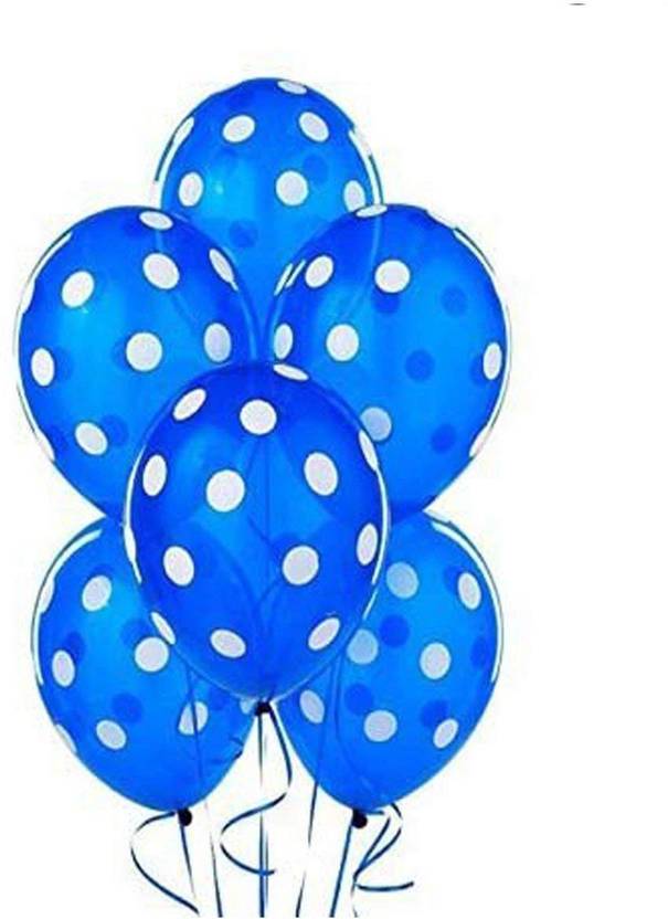 Flipkart Com Rkandroid Solid 12 Inch Pack Of 150 Blue Polka