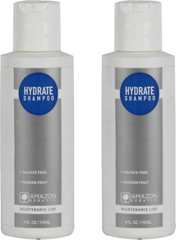 AMAZON KERATIN Passion Fruit Hydrate Shampoo (Pack of two) Price in