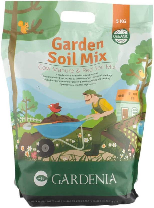 Gardenia Garden Soil Mix 5 Kg Red Soil Manure Soil Manure