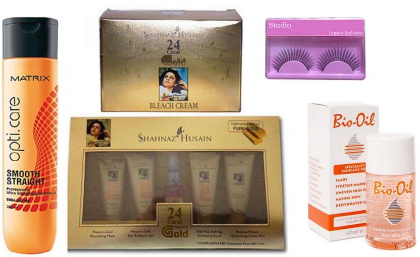 Studio Eyelashes Matrix Smooth Straight Shampoo Shahnaz Gold