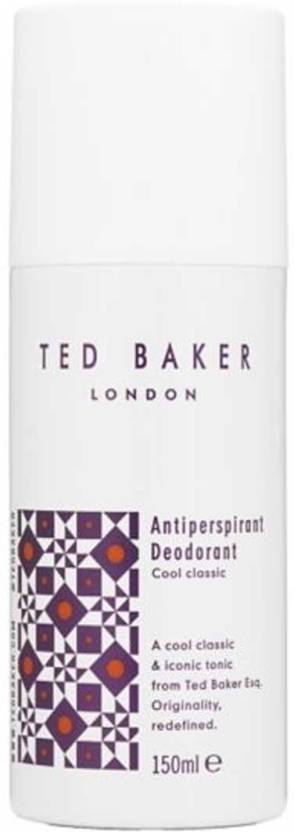 TED BAKER LONDON Antiperspirant Deodorant Cool Classic Body Spray 150ml ...