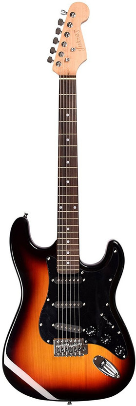 Juarez JRZ-ST01-3TS Electric Guitar Electro-acoustic Guitar(Sun Burst)