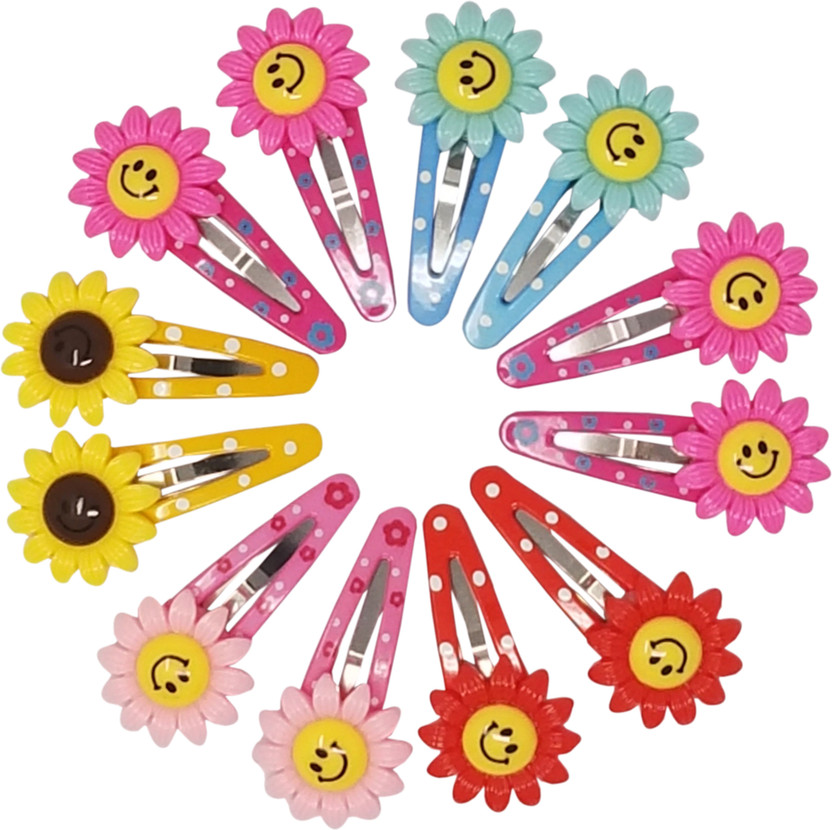Kids Hair Snap Clips,Hair Pins Lollypop Multicolor Girls Hair Accessories-10 Pk