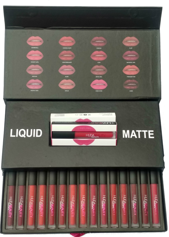 huda beauty matte lipstick combo