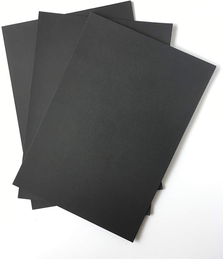 Black Colour Chart Paper