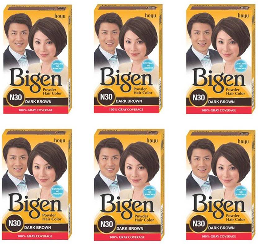 Bigen Long Lasting Powder Hair Colour For Men And Women 6g Each