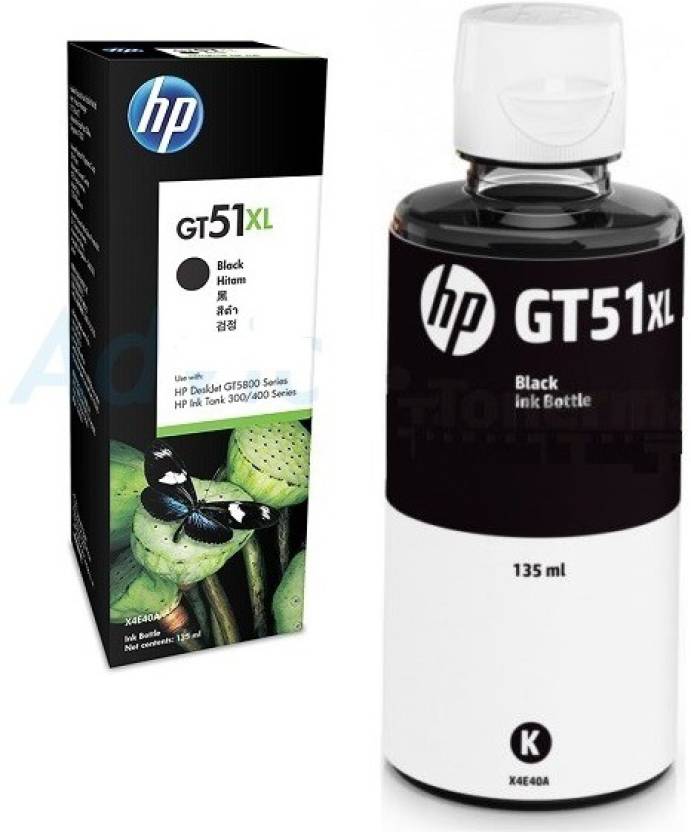 HP GT51XL Single Color Ink (Black) Black Ink Cartridge - HP : Flipkart.com