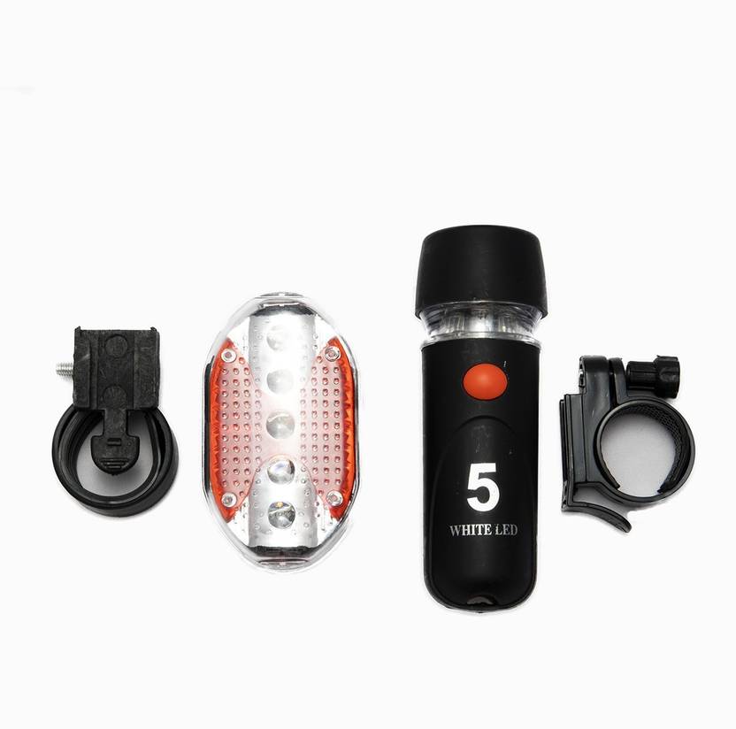 Spartan Xrh 0509 1 Set Waterproof 5 Led White Bike Cycling Front Spartan Xrh 0509 1 Set Waterproof 5 Led White Bike Cycling Front Headlight Flashlight 9 Red Bicycle Rear Lamp Back Taillight Light Combo