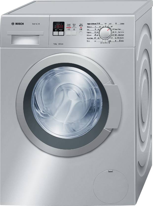 Bosch 7 kg Fully Automatic Front Load Washing Machine Silver  WAK24168IN Bosch Washing Machines