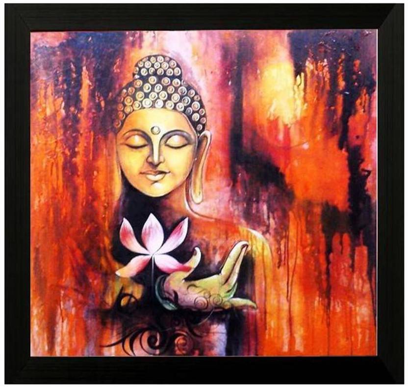 Pintura Spiritual Buddha Ink Painting In India Pintura Spiritual Buddha Ink Painting