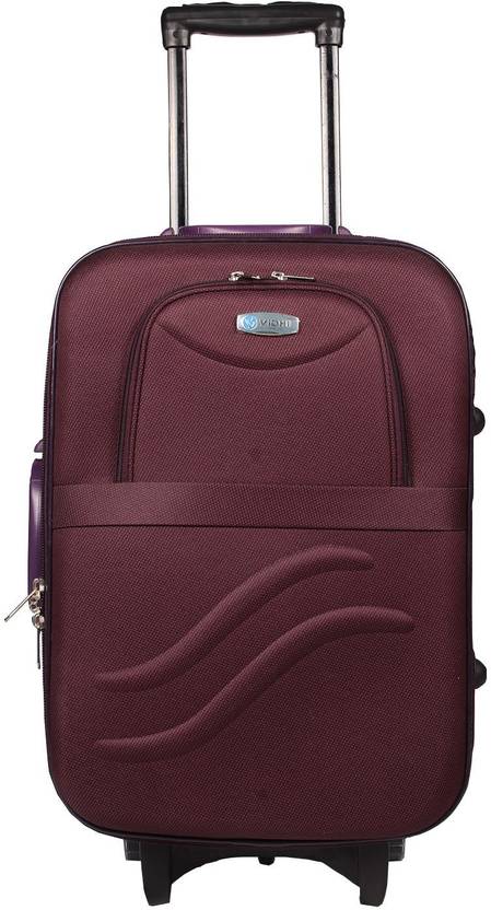 Vidhi Purple Trolley Bag 20 51 Cms Cabin Luggage Inch