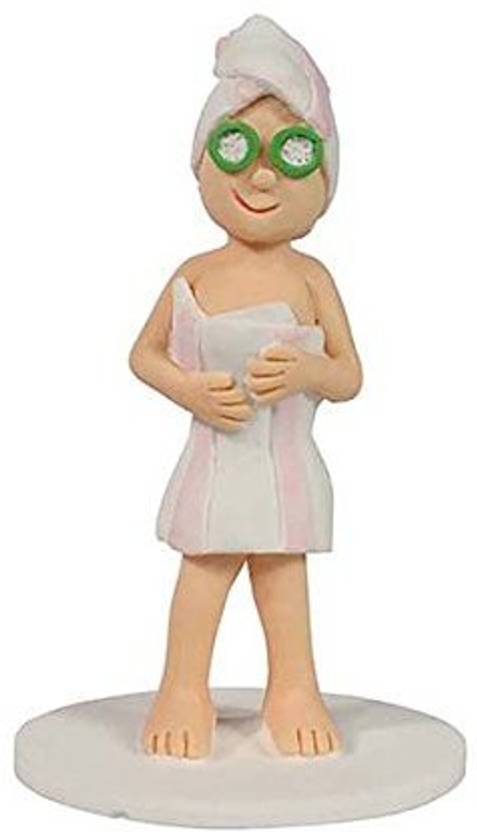 Culpitt Pampered Lady Claydough Cake Decoration 9cm Tall