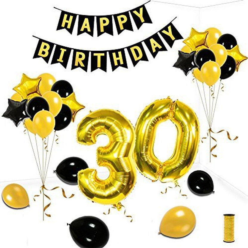 21st Birthday Table Balloon Decoration Display Kit 4 Pack Party