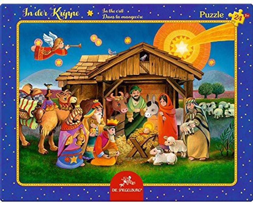 Die Spiegelburg Puzzle With Frame Of 24 Pieces In The Crib