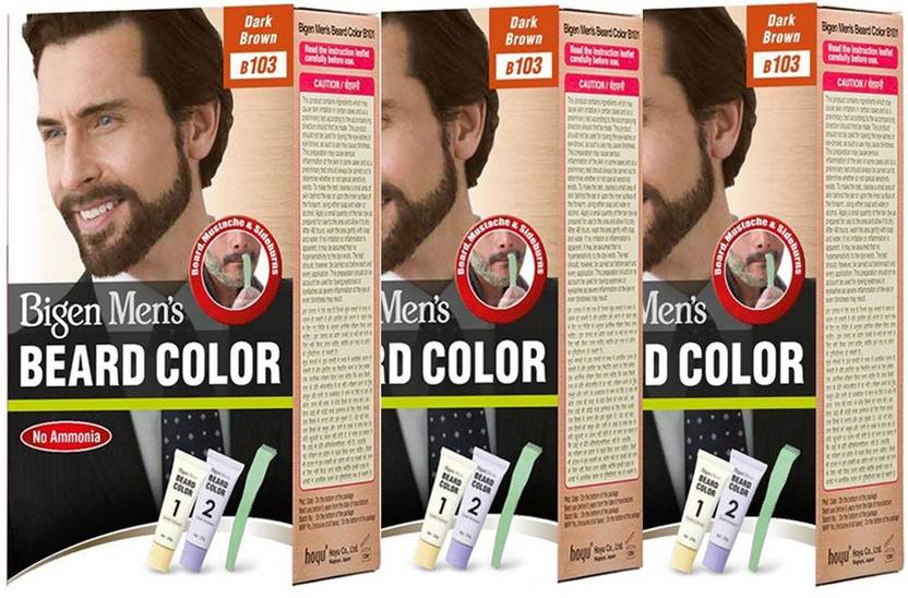 Bigen Men S Beard Colour 20g 20g Each Combo Pack Set Of